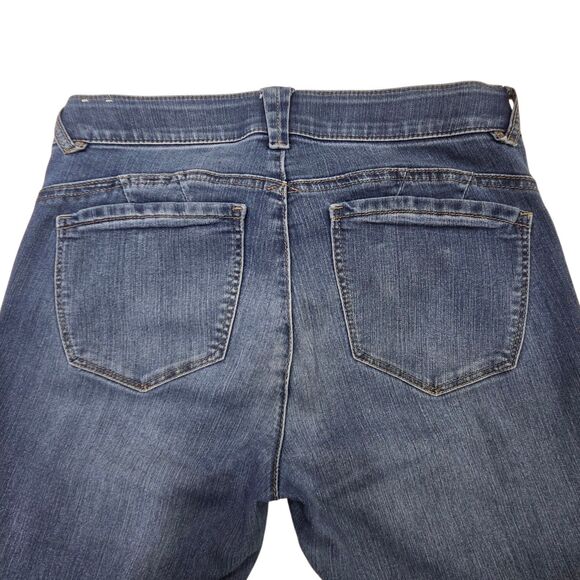 Democracy Jeans Size 8 Ab Technology Medium Rise Booty Lift Bootcut Distressed - Picture 8 of 13